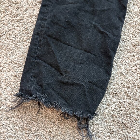 Everlane The Way-High Jean in Coal with Frayed Hem - Picture 8 of 8